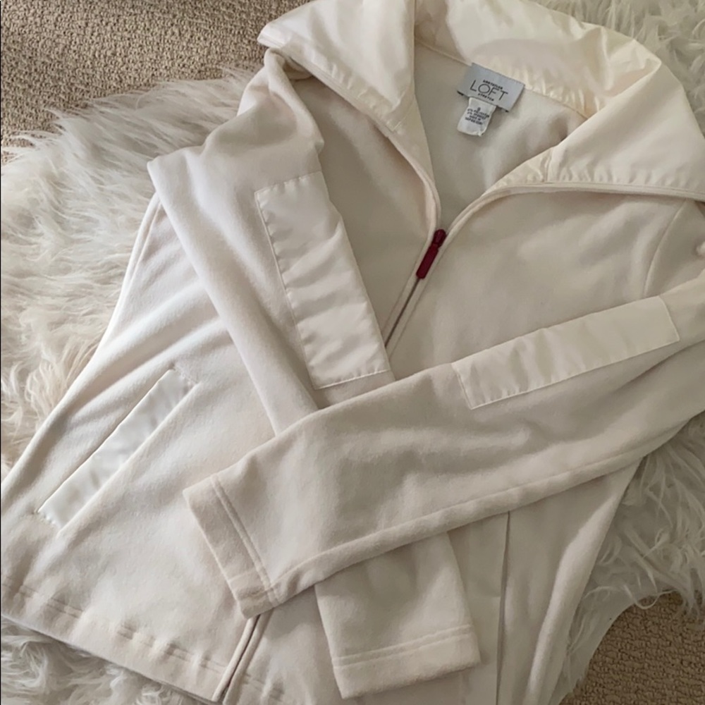 Ann Taylor loft fleece pullover